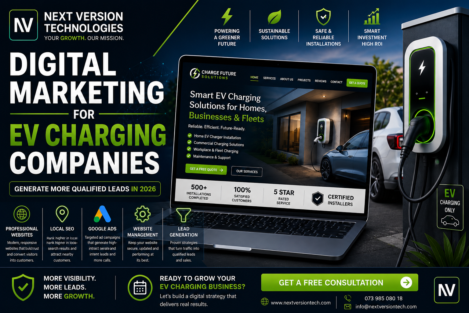 Digital Marketing for EV Charging Companies