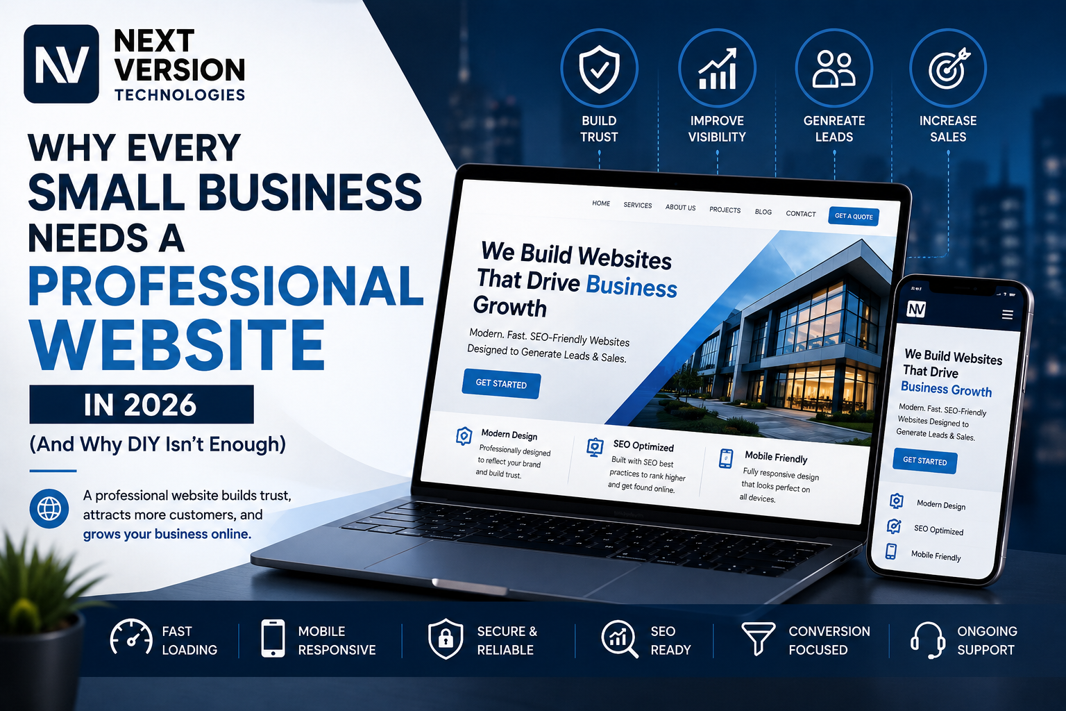 Why Every Small Business Needs a Professional Website in 2026 (And Why DIY Isn't Enough)